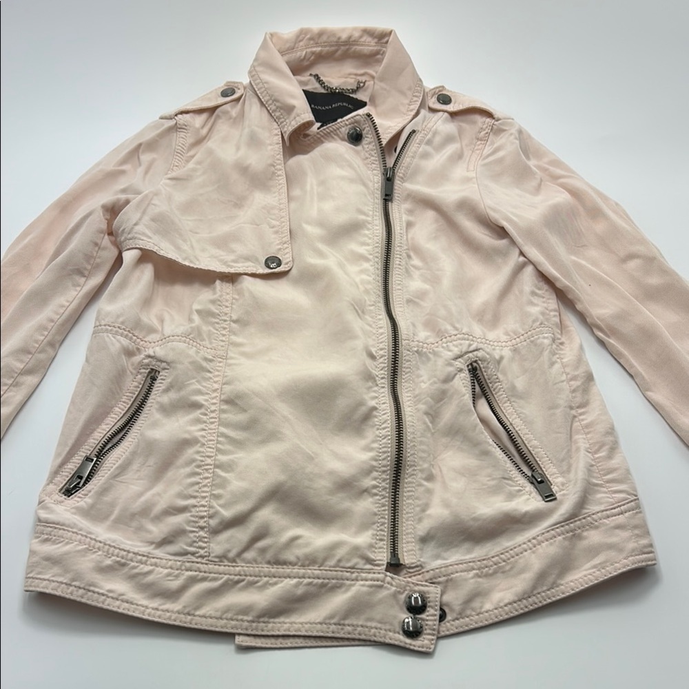 Banana Republic Light Pink Utility Jacket